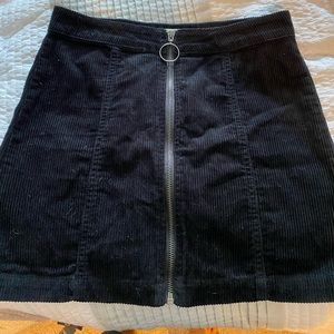 forever 21 high waisted courdory skirt